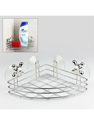 Zenvia Banyo Organizeri - Çok Amaçlı Köşe Organizer Vantuzlu ZNV-EVVN3263