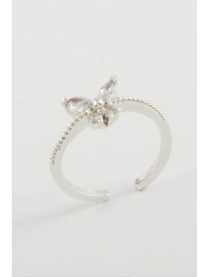 Zenvia Kelebek Zirkon Taşlı Yüzük ZNVBJTR-23577