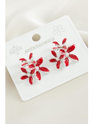 Zenvia Çiçek Mineli Küpe ZNVBJTR-23577