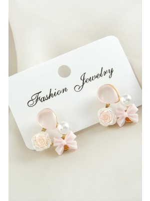 Zenvia Gül Fiyong Damla Taşlı Küpe ZNVBJTR-23577