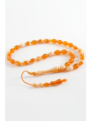 Zenvia Zeytin Şekilli Plastik Tesbih 8*11 mm ZNVBJTR-23577