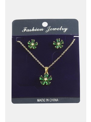 Zenvia Papatya Zirkon Taşlı Set Kolye ZNVBJTR-23577