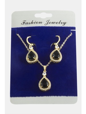 Zenvia Damla Zirkon Taşlı Set Kolye ZNVBJTR-23577