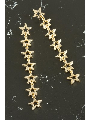 Zenvia Yıldız Yeni Sezon Metal Küpe ZNVBJTR-23577