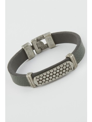 Zenvia Noktalı Suni Deri Bileklik ZNVBJTR-23577