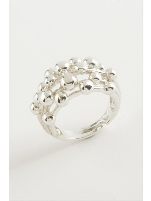 Zenvia Yuvarlak Metal Yüzük ZNVBJTR-23577