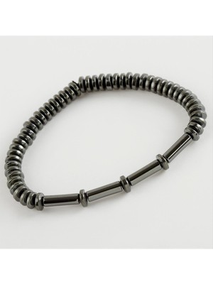 Zenvia Hematit Doğaltaş Bileklik ZNVBJTR-23577
