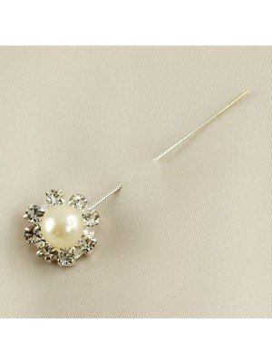 Zenvia Inci Taşlı Eşarp Iğnesi ZNVBJTR-23577