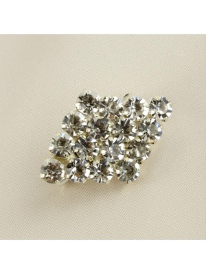 Zenvia Zikzak Taşlı Broş ZNVBJTR-23577