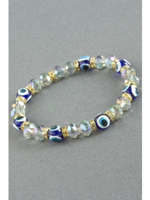 Zenvia Nazar Taşlı Kristal Bileklik ZNVBJTR-23577