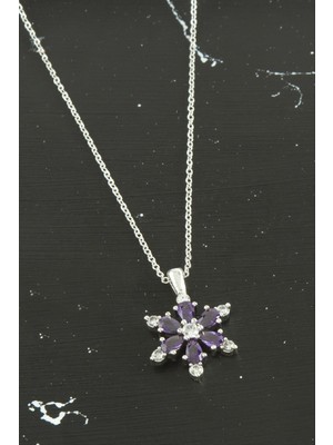 Zenvia Lotus Zirkon Taşlı Trend Kolye ZNVBJTR-23577