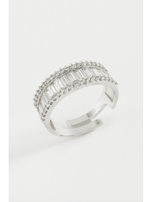 Zenvia Baget Zirkon Taşlı Yüzük ZNVBJTR-23577