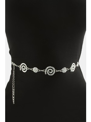 Zenvia Çiçek Metal Zincir Kemer ZNVBJTR-23577
