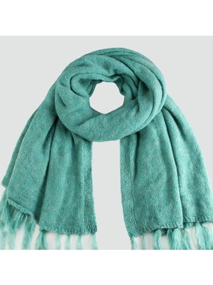 Zenvia Örgülü Iplik Kışlık Şal ZNVBJTR-23577