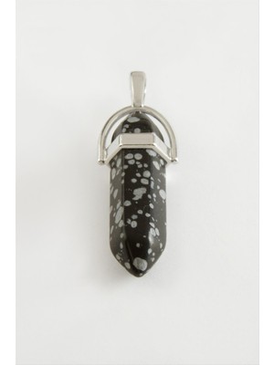 Zenvia Obsidyen Point Kolye Ucu ZNVBJTR-23577