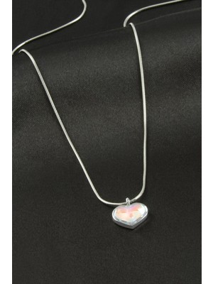 Zenvia Kalp Çelik Kolye ZNVBJTR-23577