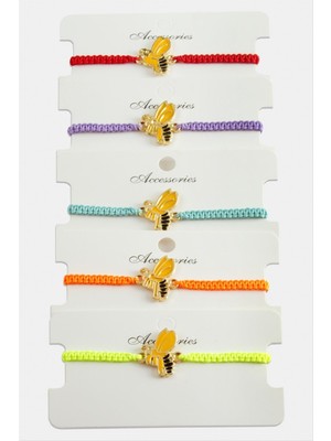 Zenvia Arı Makrome Örgülü Bileklik ZNVBJTR-23577