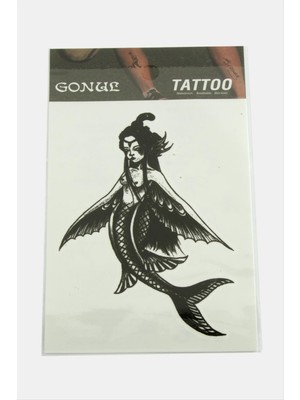 Zenvia Deniz Kızı Tattoo Dövme Sticker ZNVBJTR-23577