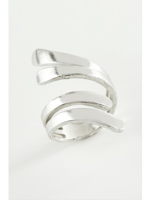 Zenvia Yaprak Metal Yüzük ZNVBJTR-23577