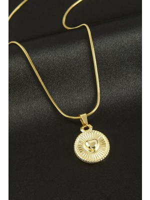 Zenvia Kalp Çelik Kolye ZNVBJTR-23577