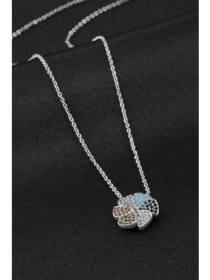 Zenvia Papatya Zirkon Taşlı Kolye ZNVBJTR-23577