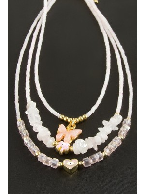 Zenvia Miyoki Boncuk Küp Kristal Kolye 1 Adet ZNVBJTR-23577