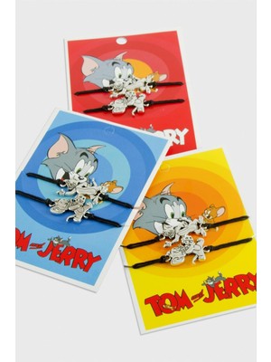 Zenvia 2 Adet Tm ve Jery Karakteri Ip Bileklik ZNVBJTR-23577