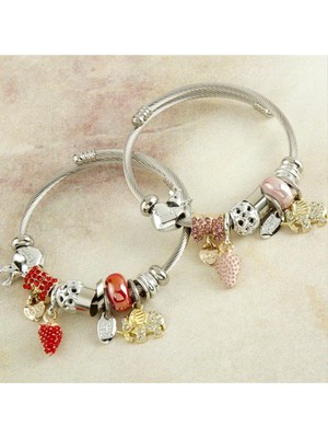 Zenvia Çilek Panora Bileklik ZNVBJTR-23577