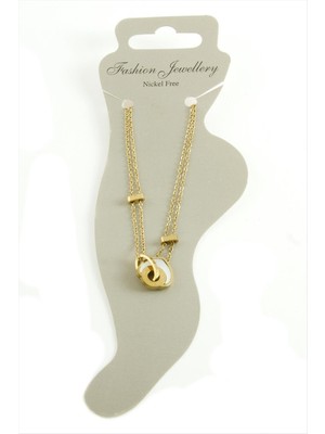 Zenvia Kalp Sedef Lüks Çelik Halhal ZNVBJTR-23577