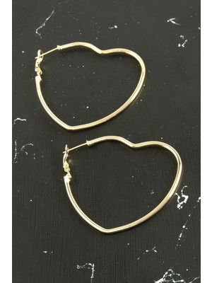 Zenvia Kalp Trend Küpe 5 cm ZNVBJTR-23577