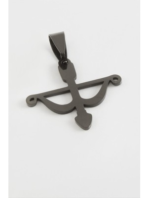 Zenvia Yay Ok Çelik Kolye Ucu 2,5 cm ZNVBJTR-23577