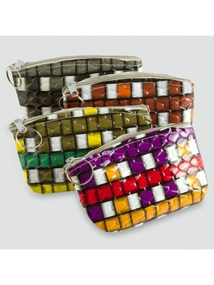 Zenvia Kare Desenli Bozuk Para Cüzdanı ZNVBJTR-23577