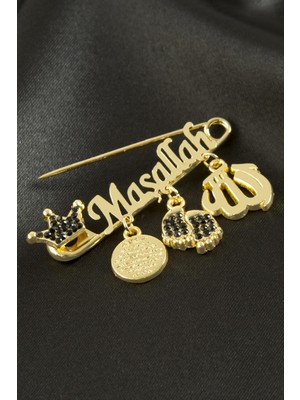 Zenvia Maşallah Yazılı Broş ZNVBJTR-23577