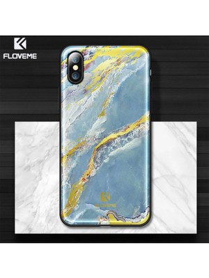 Zenvia Floveme Iphone  x Xs Mermer Desenli Premium Silikon KILIF-(5775) ZNV-HBY3245