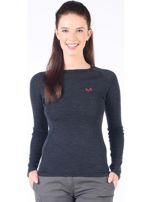 Woolona Alize Uzun Kollu Kadın Sweatshirt - ANT