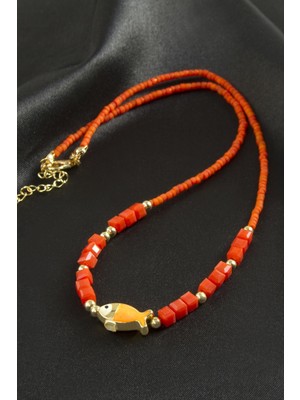 Zenvia Karışık Figürlü Miyoki Boncuk Küp Kristal Kolye 1 Adet ZNVBJTR-23577