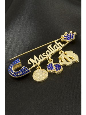 Zenvia Maşallah Yazılı Broş ZNVBJTR-23577