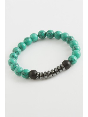 Zenvia Hematit Ceyt Doğaltaş Bileklik ZNVBJTR-23577