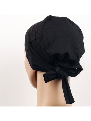 Zenvia Dikişsiz Bağlamalı Tesettür Bone - Bağlamalı Bandana ZNV-EVVN3263