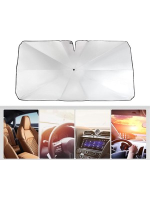 Zenvia Citroen C-Elysee Fiat Albea Renault Thalia Hyundai Accent Era Ford Fusion Uyumlu Oto Şemsiye Znv-Hb