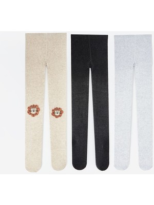 Lc Waikiki Yeni Sezon Desenli Erkek Bebek Külotlu Çorap 3'lü