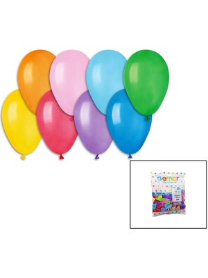 Zenvia Klasik Renkli Balon 7 Inç - 19CM - 100PCS (4887) ZNVA-GO3146