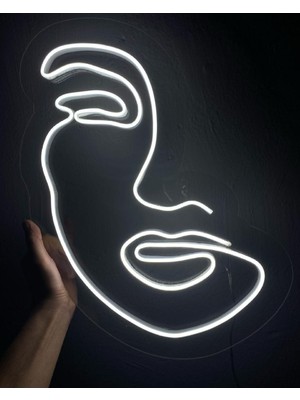 NEON LED KAYSERİ Yarım Yüz Neon