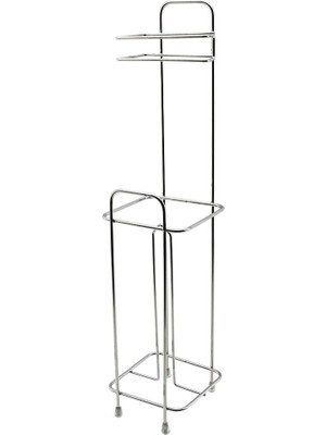 Zenvia Kare Metal - Krom Yedekli Wc Kağıtlık (4887) ZNVA-GO3146
