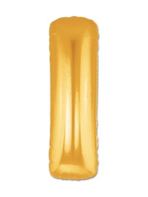 Zenvia I Harf Folyo Balon Altın Renk  40 Inç (4887) ZNVA-GO3146