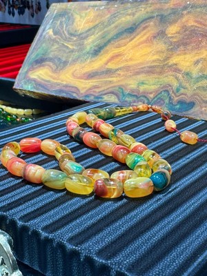 Septemmart Öner Erol Usta Imzalı 8X11 mm Sıkma Kehribar Tesbih Kapsül Kesim