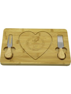 Zenvia Kalpli Bıçak Sağ-Solahşap Bambu Kahvaltı Peynir Sunum Pano2 Bıçak=ahşap SAP19X29CM-1.5CM (488