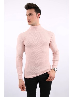 Renklime Fitili Likralı Kumaş Erkek Günlük Boğazlı Body