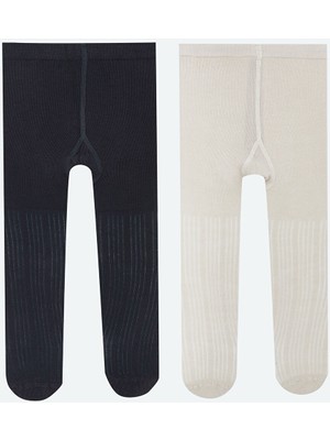 Lc Waikiki Yeni Sezon Çizgili Erkek Çocuk Külotlu Çorap 2'li