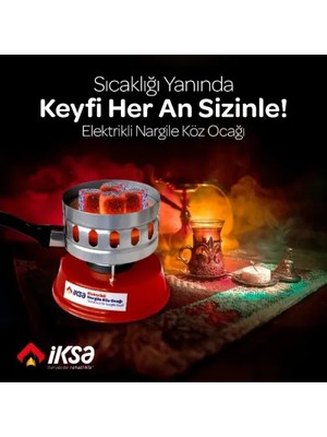 Zenvia Yuvarlak Galvaniz Elektrikli Nargile Köz Ocağı ZNV325-ETT